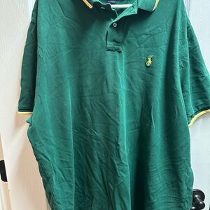 Polo by Ralph Lauren men Green Polo Shirt size XXL pre owned 949